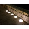 lumisky Außenbeleuchtung|Außenleuchten<LED-Solar-Bodenspots "Half Moon" in Weiß