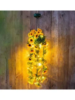 Garden Hero Außenleuchten|Außenbeleuchtung<LED-Solar-Dekoleuchte "Flower Magic" in Warmweiß - (H)70 cm