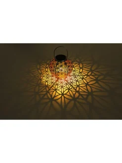 Globo lighting Lichterketten & Deko-Leuchten<LED-Solar-Dekoleuchte in Silber - (H)29 x Ø 20 cm