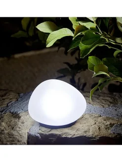 lumisky Außenbeleuchtung|Außenleuchten<LED-Solar-Dekoleuchte "Solenzara" in Weiß- (H)6 x Ø 5 cm