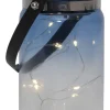 STAR Trading Gartendekoration|Gartendekoration<LED-Solar-Dekoobjekt "Tint" in Blau - (H)15 cm
