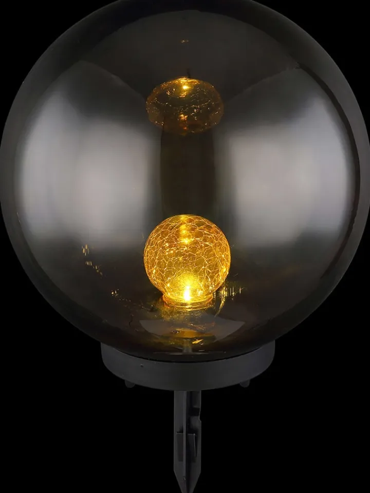 Globo lighting Außenleuchten|Außenbeleuchtung<LED-Solar-Gartenstecker in Schwarz - (H)38,5 cm