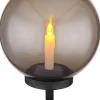 Globo lighting Außenbeleuchtung<LED-Solar-Gartenstecker in Schwarz - (H)38,5 cm