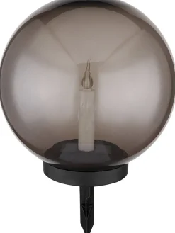 Globo lighting Außenbeleuchtung<LED-Solar-Gartenstecker in Schwarz - (H)38,5 cm