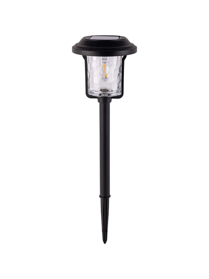näve Außenleuchten|Außenbeleuchtung<LED-Solar-Gartenstecker "Simon" in Schwarz - (B)14,6 x (H)54,7 cm