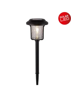 näve Außenleuchten|Außenbeleuchtung<LED-Solar-Gartenstecker "Simon" in Schwarz - (B)14,6 x (H)54,7 cm