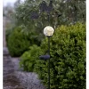 STAR Trading Gartendekoration|Gartendekoration<LED-Solar-Gartenstecker "Windy" in Schwarz - (H)81 cm