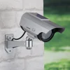 Garden Hero Gartendekoration<LED-Solar-Kamera-Attrappe in Silber - (L)22 x (B)7,5 cm