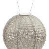 Lumiz Lichterketten & Deko-Leuchten<LED-Solarlaterne ''Ikat Rond'' in Taupe - Ø 30 cm