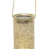 Garden Hero Lichterketten & Dekobeleuchtung|Lichterketten & Deko-Leuchten<LED-Solar-Laterne in Gold - (H)18 x Ø 10 cm