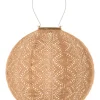 Lumiz Lichterketten & Dekobeleuchtung<LED-Solarlaterne ''Lace Rond'' in Apricot - Ø 30 cm