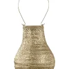 Lumiz Lichterketten & Dekobeleuchtung<LED-Solarlaterne ''Occult Bulb'' in Gold - (H)20 x Ø 16 cm
