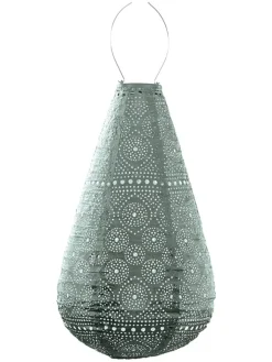 Lumiz Lichterketten & Deko-Leuchten<LED-Solarlaterne ''Spectare Drop'' in Grün - (H)48 x Ø 28 cm