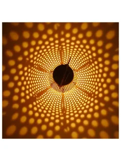 lumisky Außenleuchten|Außenbeleuchtung<LED-Solarleuchte "Doty" in Braun - (H)17 x Ø 13 cm