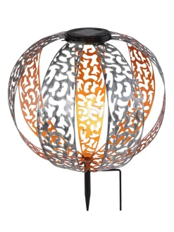 Globo lighting Außenleuchten|Außenbeleuchtung<LED-Solarleuchte in Grau - (H)41 x Ø 30 cm
