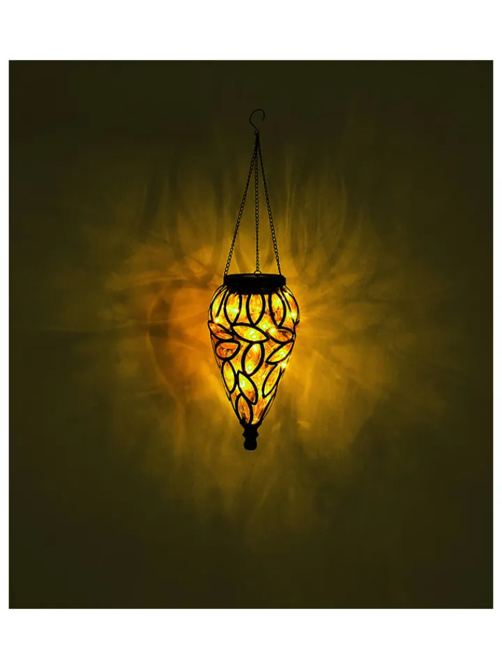 Globo lighting Außenleuchten<LED-Solarleuchte in Schwarz - (H)50 x Ø 13,5 cm