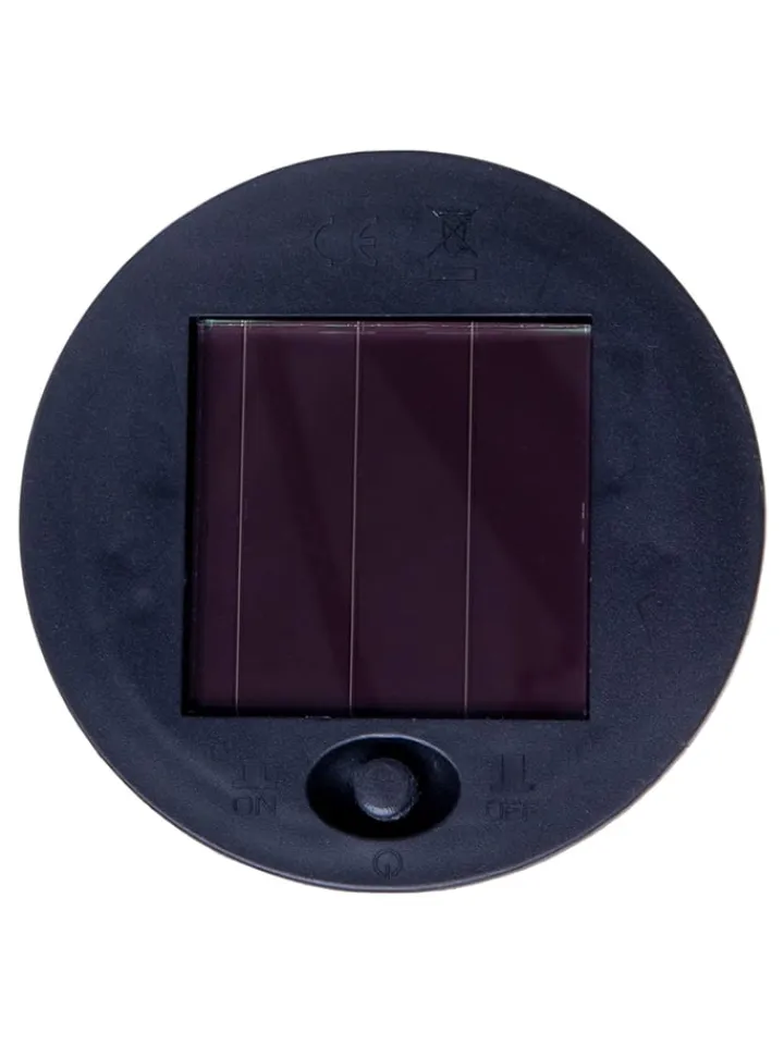 näve Außenbeleuchtung|Außenleuchten<LED-Solarleuchte "Korbinian" in Braun - (H)30 x Ø 18 cm