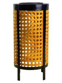 näve Außenleuchten<LED-Solarleuchte "Patti" in Gelb - (H)26 x Ø 12 cm