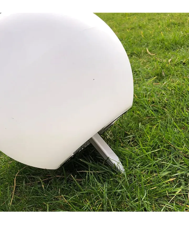 lumisky Außenbeleuchtung|Außenleuchten<LED-Solarleuchte "Solsty" in Weiß - Ø 30 cm