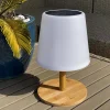 lumisky Außenbeleuchtung|Außenleuchten<LED-Solarleuchte "Standy" in Natur/ Weiß - (H)25 cm