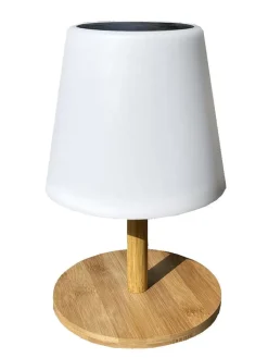 lumisky Außenbeleuchtung|Außenleuchten<LED-Solarleuchte "Standy" in Natur/ Weiß - (H)25 cm