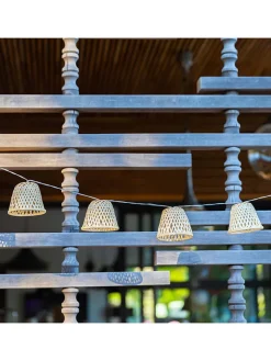 lumisky Außenbeleuchtung<LED-Solar-Lichtergirlande "Chill" in Warmweiß - (L)380 cm