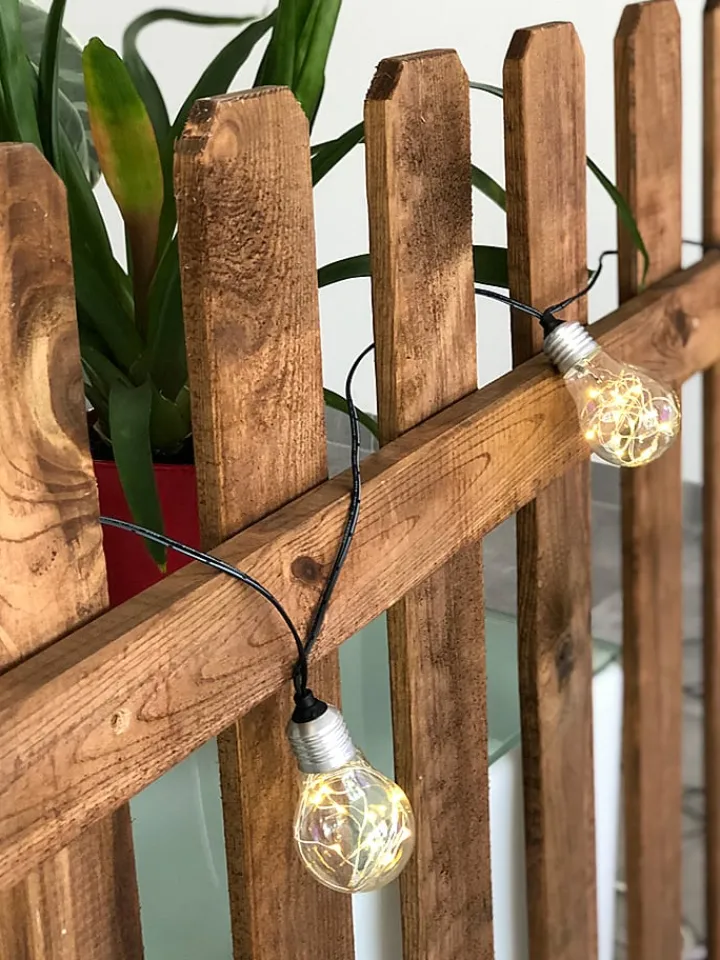 lumisky Außenbeleuchtung|Außenleuchten<LED-Solar-Lichtergirlande "Fantasy Star" in Warmweiß - (L)515 cm