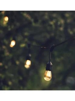 lumisky Lichterketten & Dekobeleuchtung|Lichterketten & Deko-Leuchten<LED-Solar-Lichtergirlande "Mafy" in Warmweiß - (L)600 cm