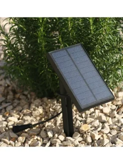 lumisky Lichterketten & Dekobeleuchtung|Lichterketten & Deko-Leuchten<LED-Solar-Lichtergirlande "Mafy" in Warmweiß - (L)600 cm