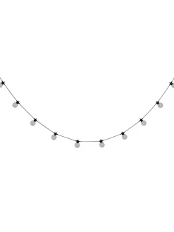 näve Außenbeleuchtung<LED-Solar-Lichterkette "Cadena" in Schwarz/ Transparent - (L)1000 cm