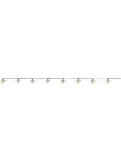 STAR Trading Außenbeleuchtung<LED-Solar-Lichterkette "Wings" in Hellbraun - (L)210 x (B)10 cm
