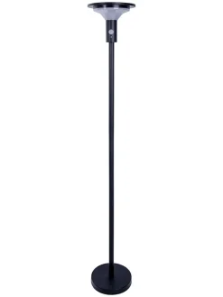 näve Außenleuchten|Außenbeleuchtung<LED-Solarstehleuchte "Nora" in Schwarz - (H)139 x Ø 21 cm