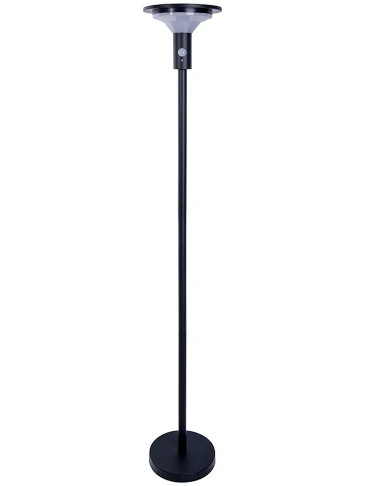 näve Außenleuchten|Außenbeleuchtung<LED-Solarstehleuchte "Nora" in Schwarz - (H)139 x Ø 21 cm