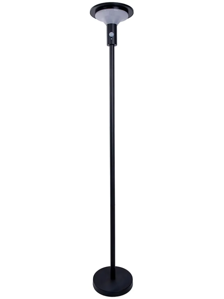 näve Außenleuchten|Außenbeleuchtung<LED-Solarstehleuchte "Nora" in Schwarz - (H)139 x Ø 21 cm