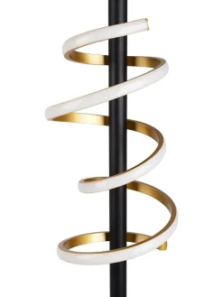näve Stehleuchten<LED-Standleuchte "Bellezza" in Schwarz/ Gold - EEK D (A bis G)