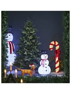 STAR Trading Stehleuchten<LED-Standleuchte "Candycane" in Rot/ Weiß - (H)120 cm