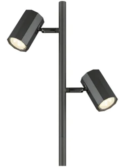 Globo lighting Stehleuchten<LED-Standleuchte in Grau - (H)158 cm