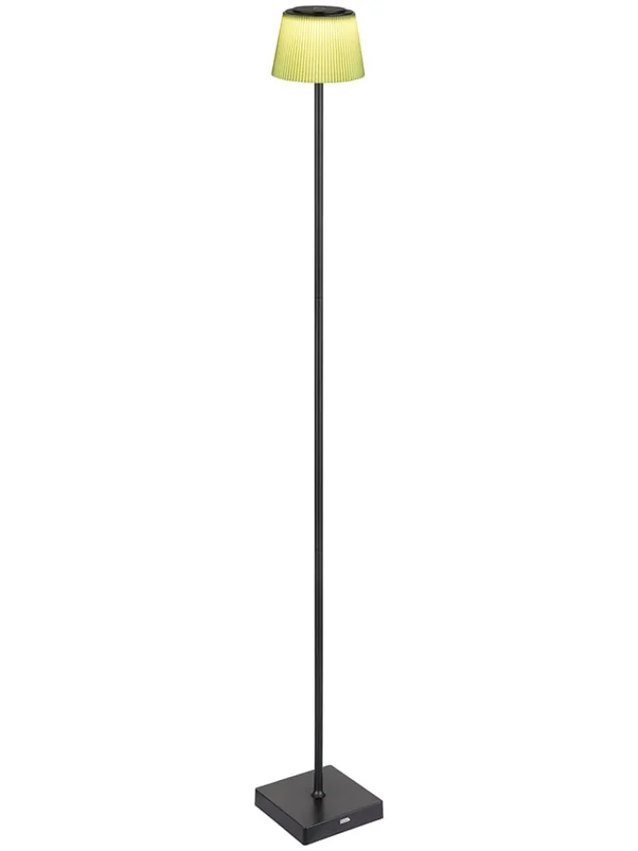 Globo lighting Stehleuchten<LED-Standleuchte in Schwarz/ Dunkelgrün - (H)120 cm