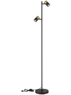 Globo lighting Stehleuchten<LED-Standleuchte in Schwarz/ Kupfer - (H)154 cm