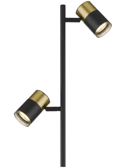 Globo lighting Stehleuchten<LED-Standleuchte in Schwarz/ Kupfer - (H)154 cm