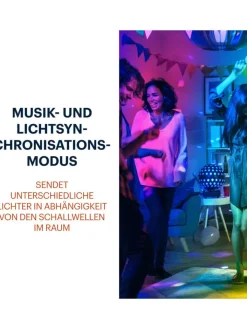 GRUNDIG Stehleuchten<LED-Standleuchte in Schwarz - (B)43 x (H)140 cm