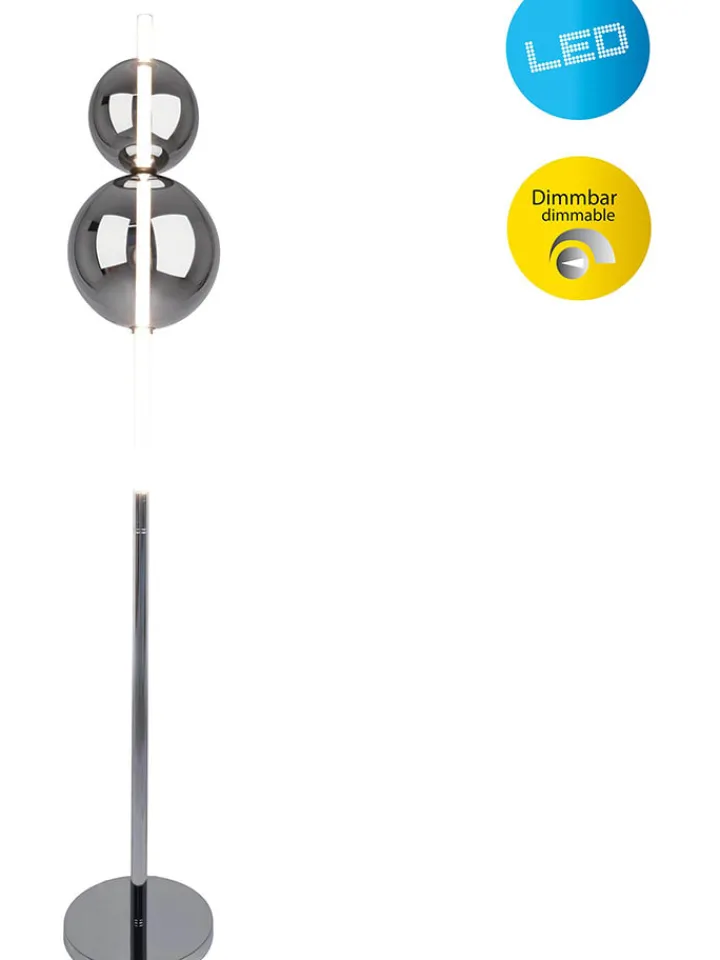 näve Stehleuchten<LED-Standleuchte "Nova" - EEK E (A bis G) - (H)149 x Ø 25 cm