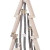 GILDE Lichterketten & Dekobeleuchtung<LED-Standrelief "Winter" in Natur - (B)28 x (H)51 x (T)5 cm