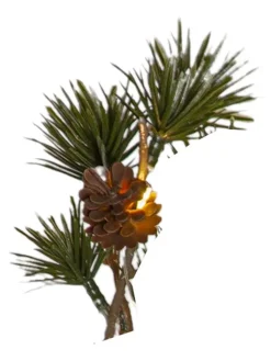 STAR Trading Lichterketten & Deko-Leuchten<LED-Tannengirlande "Larix" in Grün - (L)140 cm