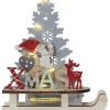 STAR Trading Lichterketten & Dekobeleuchtung|Lichterketten & Deko-Leuchten<LED-Tischdekoration "Reinbek" in Bunt - (B)14 x (H)16 cm
