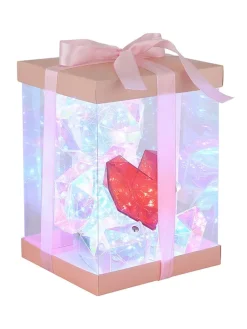 Globo lighting Tischleuchten<LED-Tischleuchte "Brondar" in Rosa - (B)14 x (H)17 x (T)13 cm