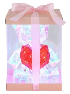Globo lighting Tischleuchten<LED-Tischleuchte "Brondar" in Rosa - (B)14 x (H)17 x (T)13 cm