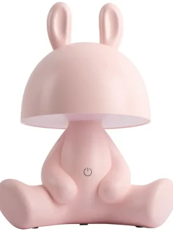 Leitmotiv Tischleuchten<LED-Tischleuchte "Bunny" in Rosa - (B)22 x (H)27 x (T)17 cm