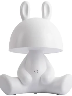 Leitmotiv Tischleuchten<LED-Tischleuchte "Bunny" in Weiß - (B)22 x (H)27 x (T)17 cm