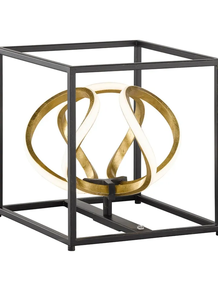 FISCHER & HONSEL Tischleuchten<LED-Tischleuchte "Gesa" in Schwarz - (B)26 x (H)27 x (T)26 cm